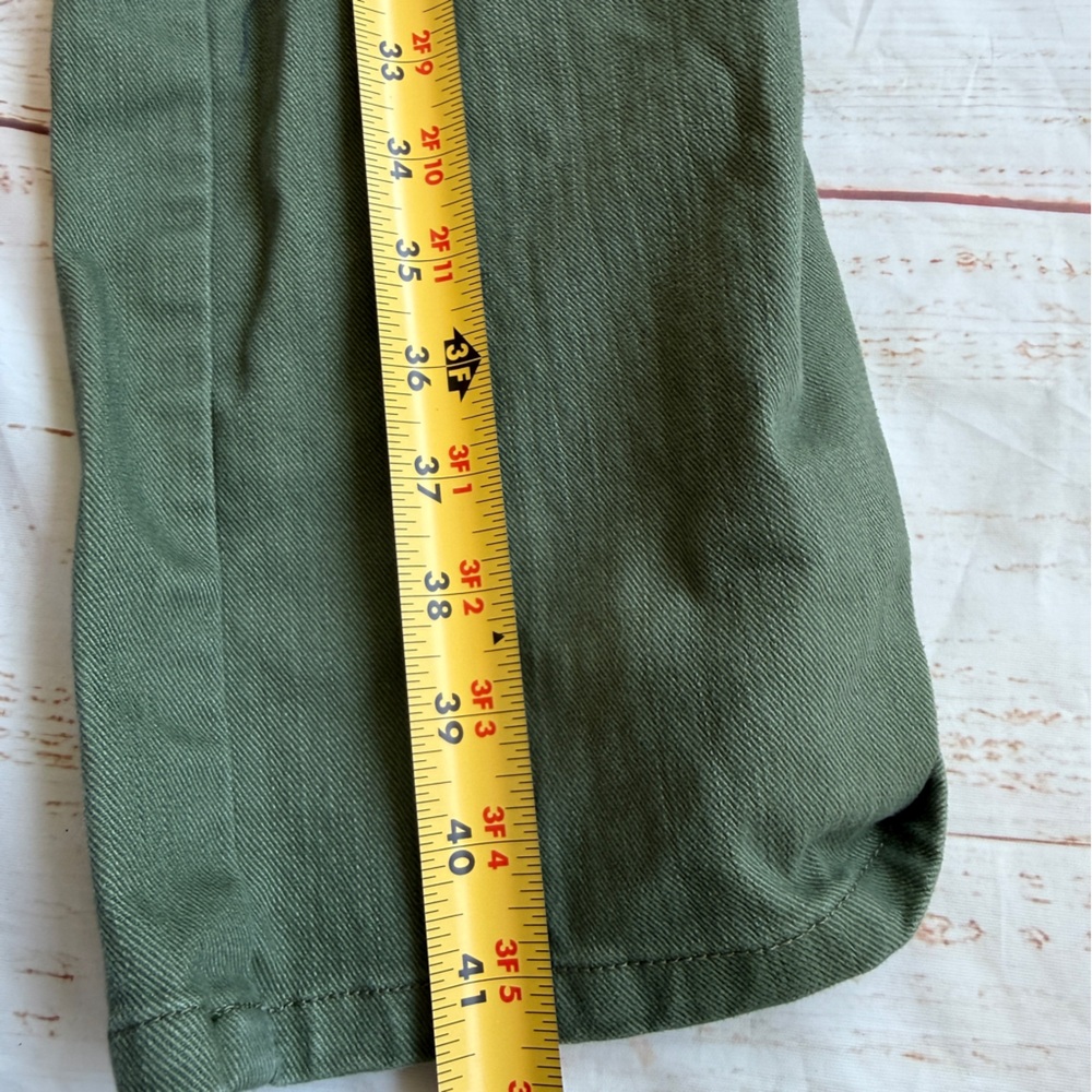 Faded Glory Green Denim Straight Leg Jeans | Women’s Size 12 | Casual Cool - Picture 7 of 8